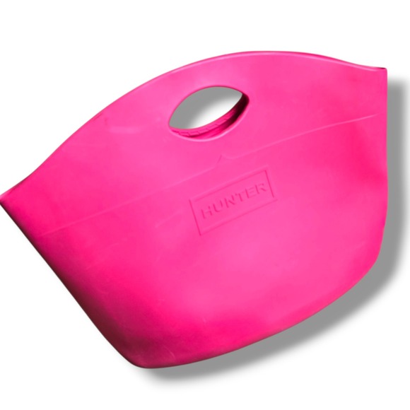 Hunter Handbags - Hunter X Target Rubber Tote Bag Pink Waterproof‎ Beach Pool Travel Carryall